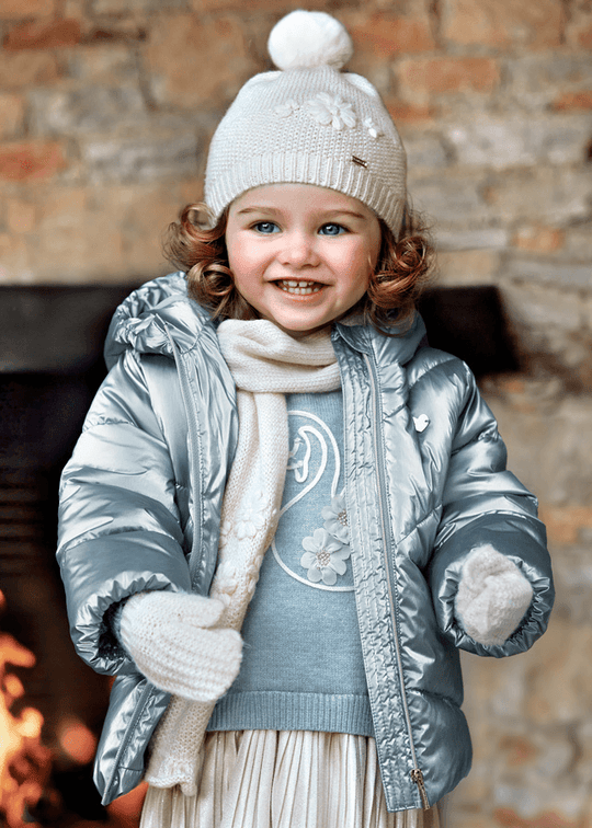 Geaca din Fas Bleu Metalizata pentru Fetite 2421 Mayoral