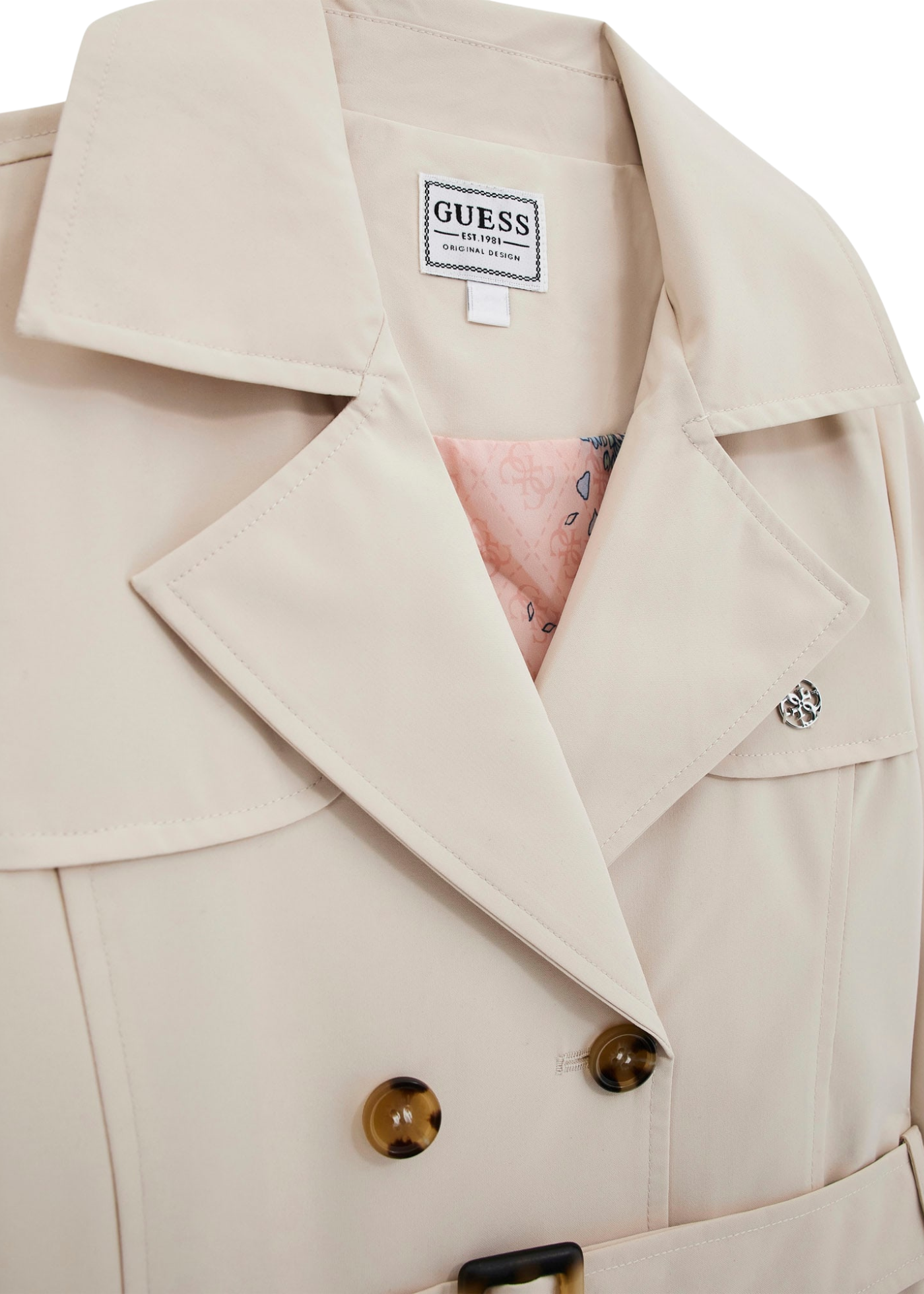 Trench Bej J5YL06 WFYD0 G1G4 Guess