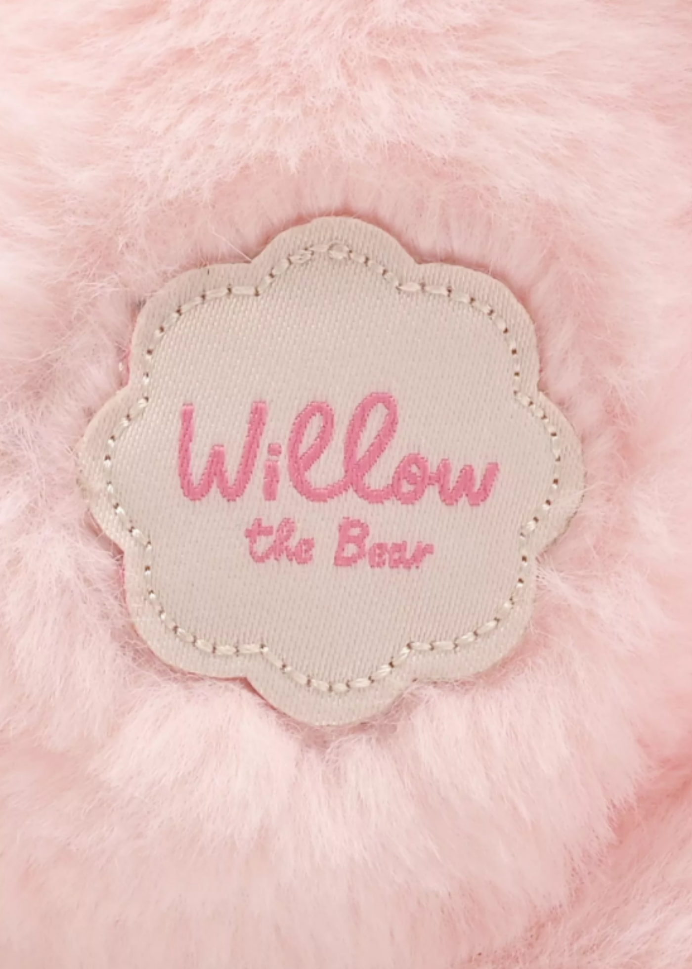 Ursulet din Plus Roz WILLOW 35 cm SOF114 Softies