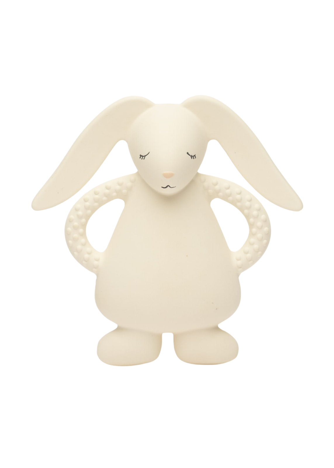 Moonie Natural Latex Bunny Teething Toy Pure Natural Bunny Cream