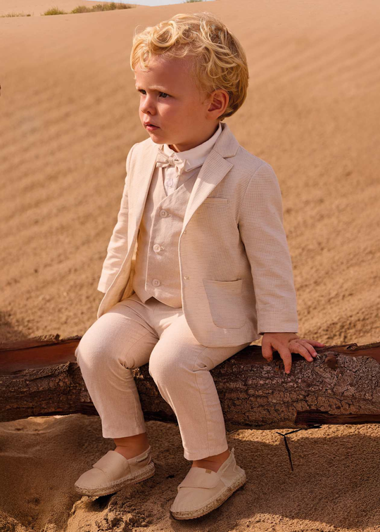 Pantaloni Lungi Eleganti Bej cu In 1517 Mayoral