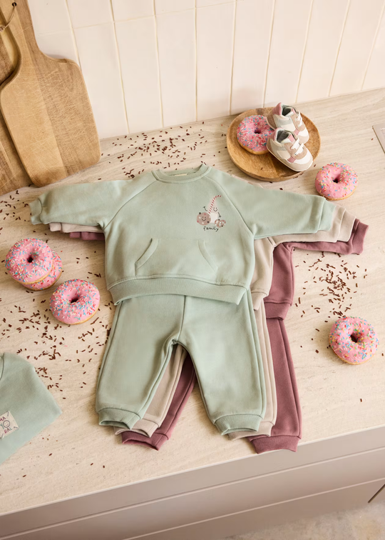 Trening Verde din Bumbac cu Bluza si Pantaloni pentru Baieti 2607 – Mayoral