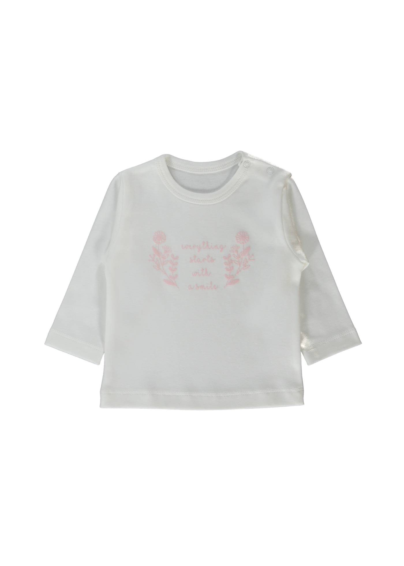 Set 3 Piese Jacheta si Pantaloni Catifea Roz si Bluza Crem K5088 Bebetto