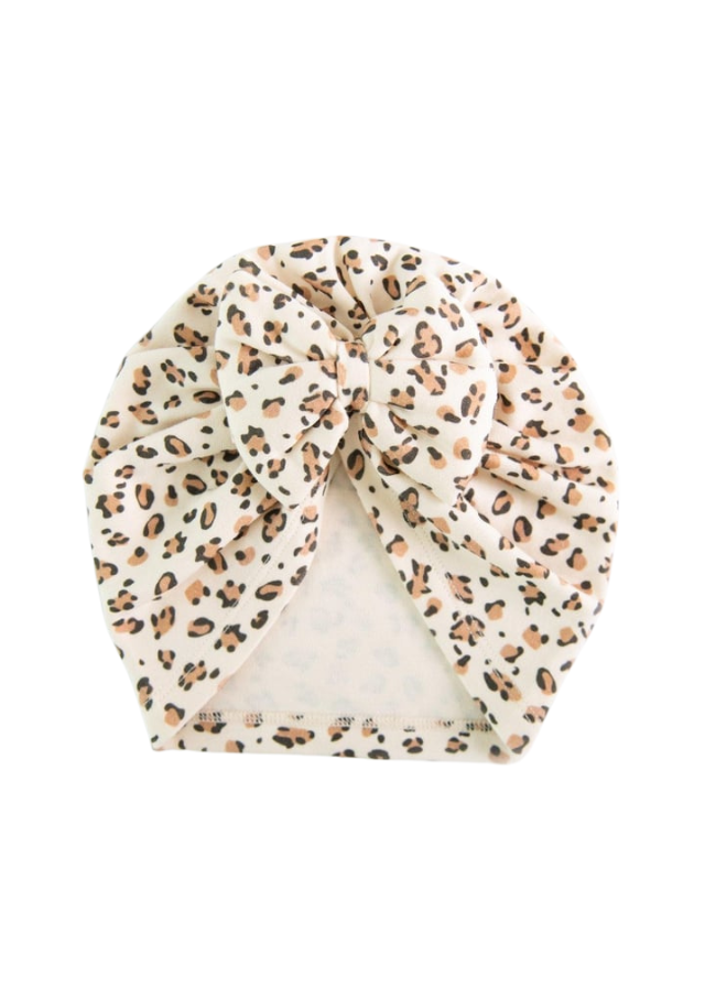 Salopeta Lunga si Turban Imprimeu Leopard S01580 KitiKate