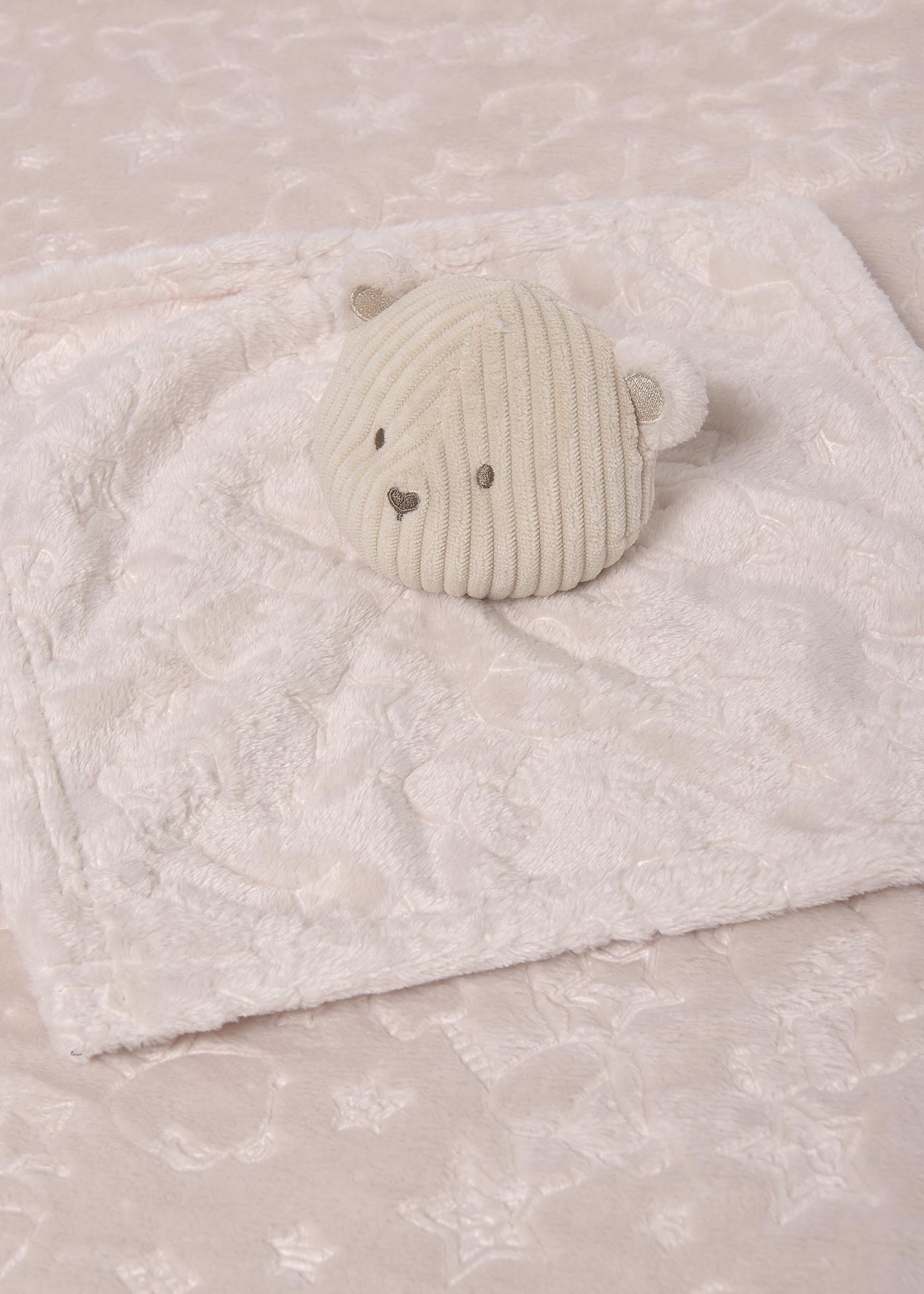 Set Cadou Patura Pufoasa si Jucarie Crem 9957 Mayoral
