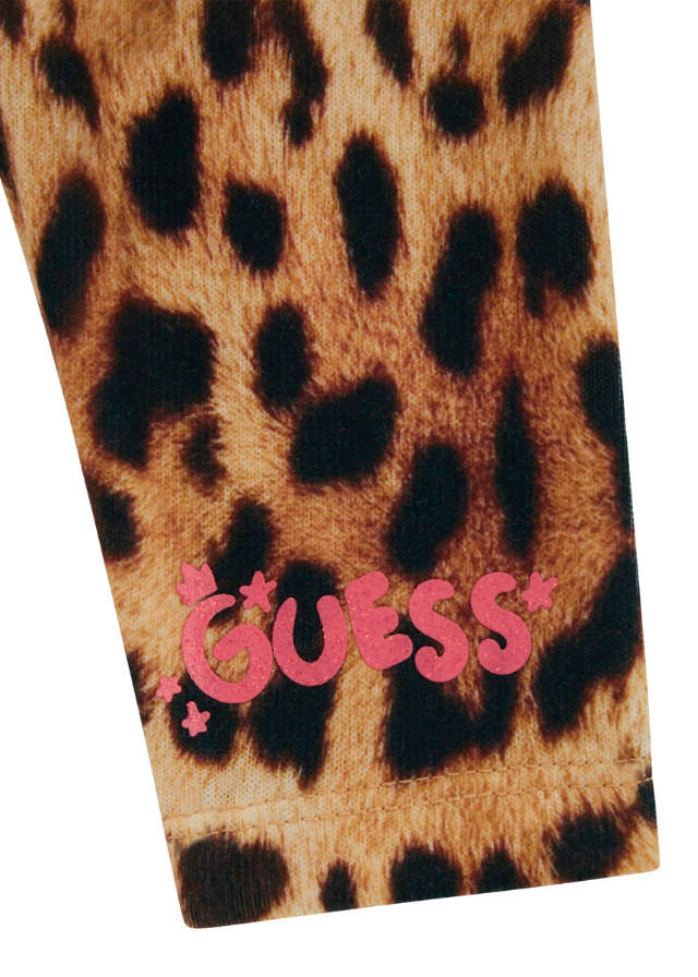 Set 2 Piese Bluza Frez si Colanti Animal Print A4BG10 J1314 G64H Guess