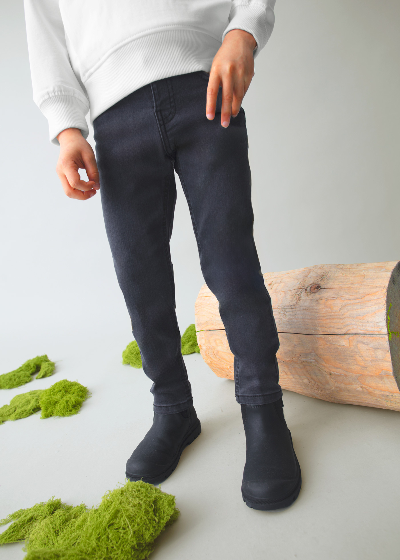 Pantaloni Lungi Denim Negru Slim Fit 504 Mayoral