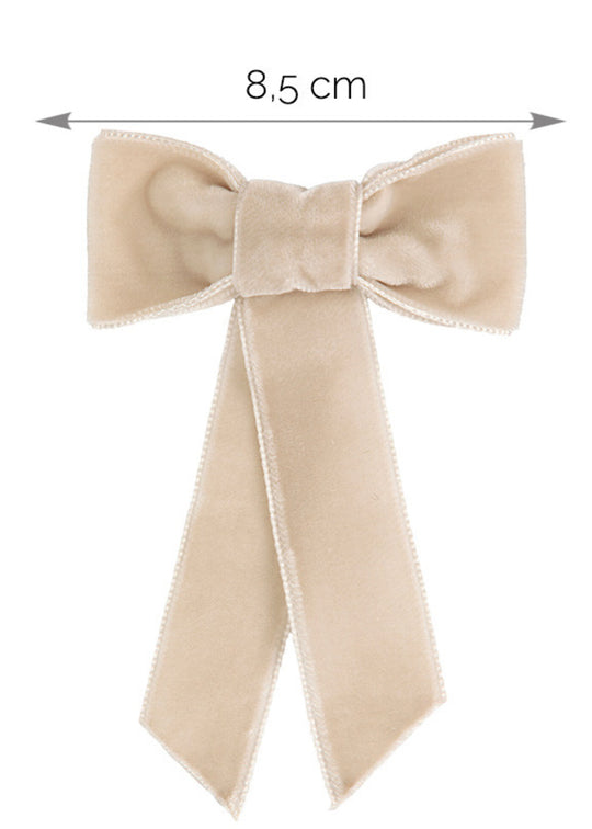 Clama de Par Coquette cu Funda din Catifea Bej 50961000 – Condor