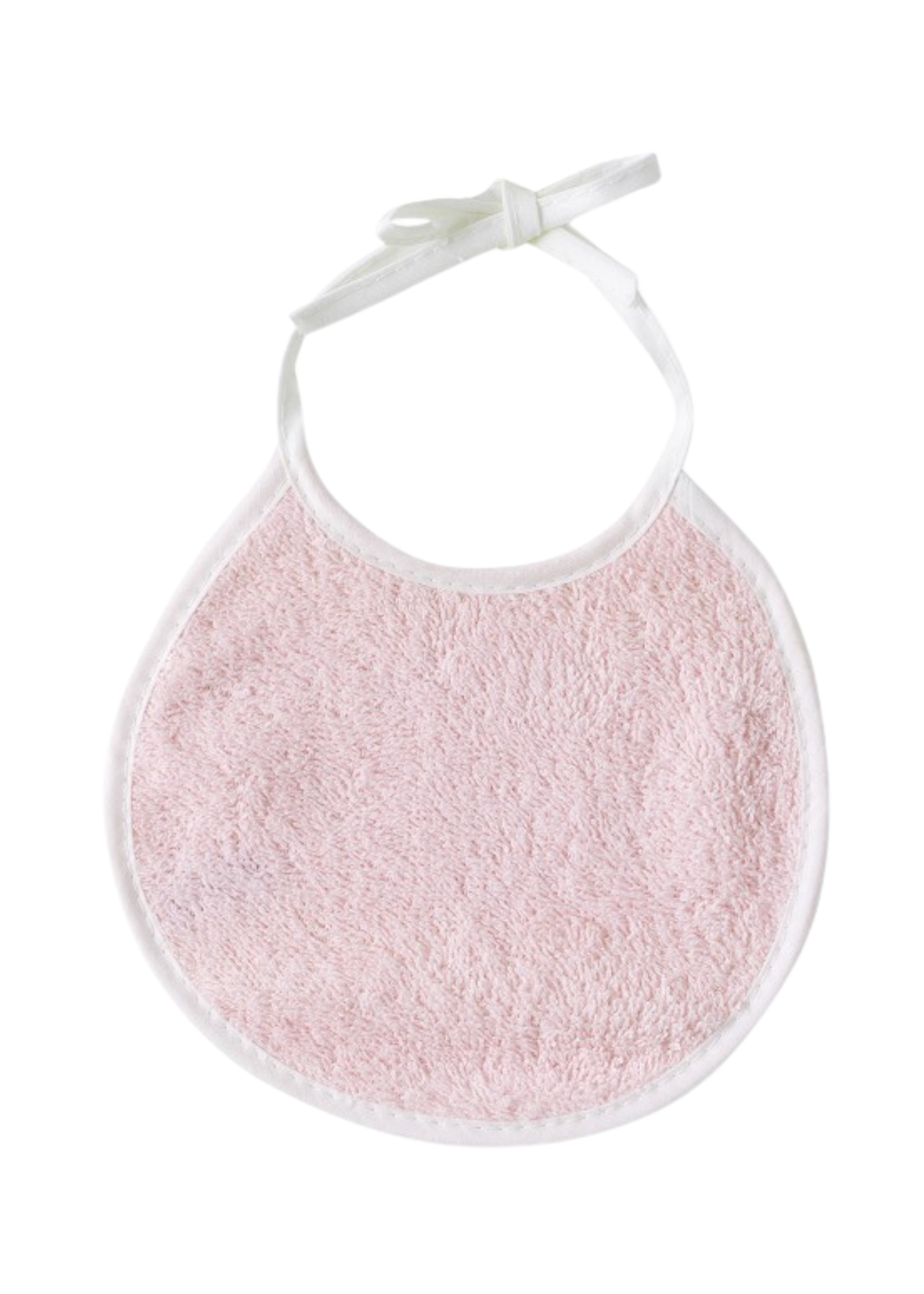 Prosop cu Capison 100x100 cm si Bavetica Alb-Roz cu Ursulet si Inimioare 01249-12 Interbaby