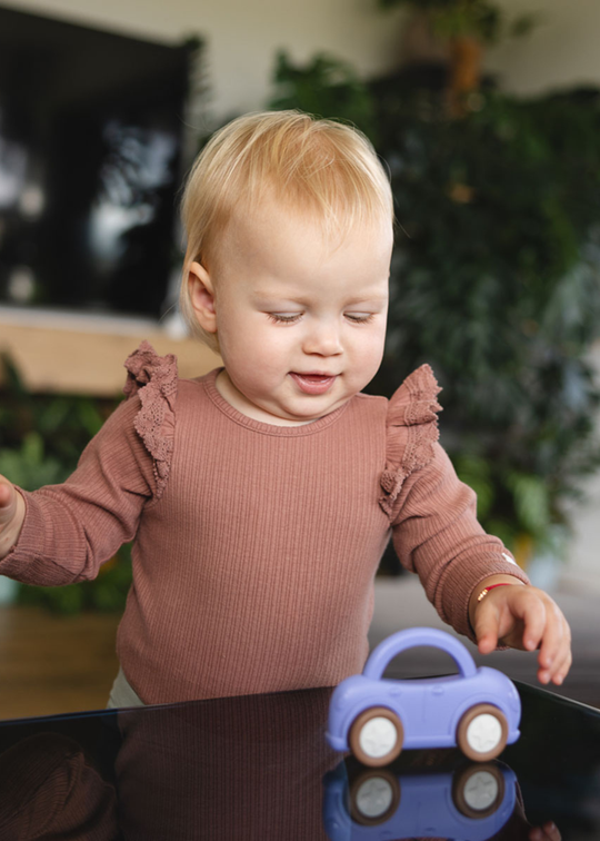 Jucarie Zornaitoare Masinuta Mov Deschis 1628 BabyOno