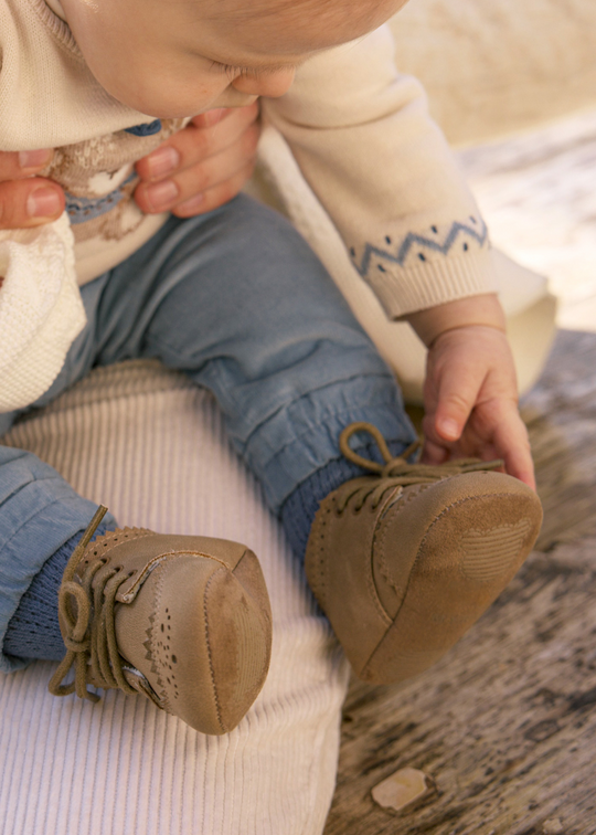 Pantofi Maro cu Siret si Captuseala 9945 Mayoral