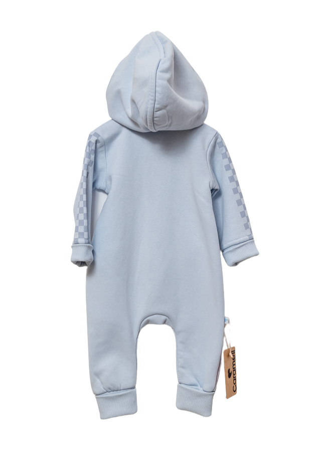 Combinezon Bleu cu Captuseala Fleece cu Gluga 1061 Mell Sweet Baby