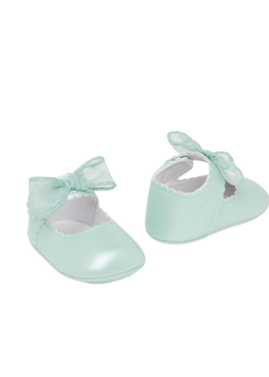 Green Ballerinas with Organza Bow 9742 Mayoral