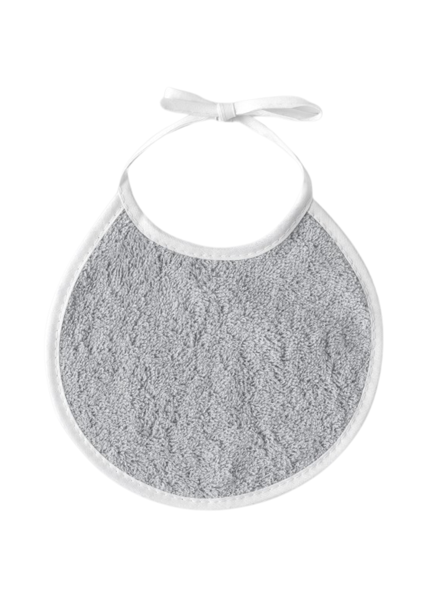 Prosop cu Capison 100x100 cm+Bavetica Alb-Gri cu Rinocer 01253-18 InterBaby