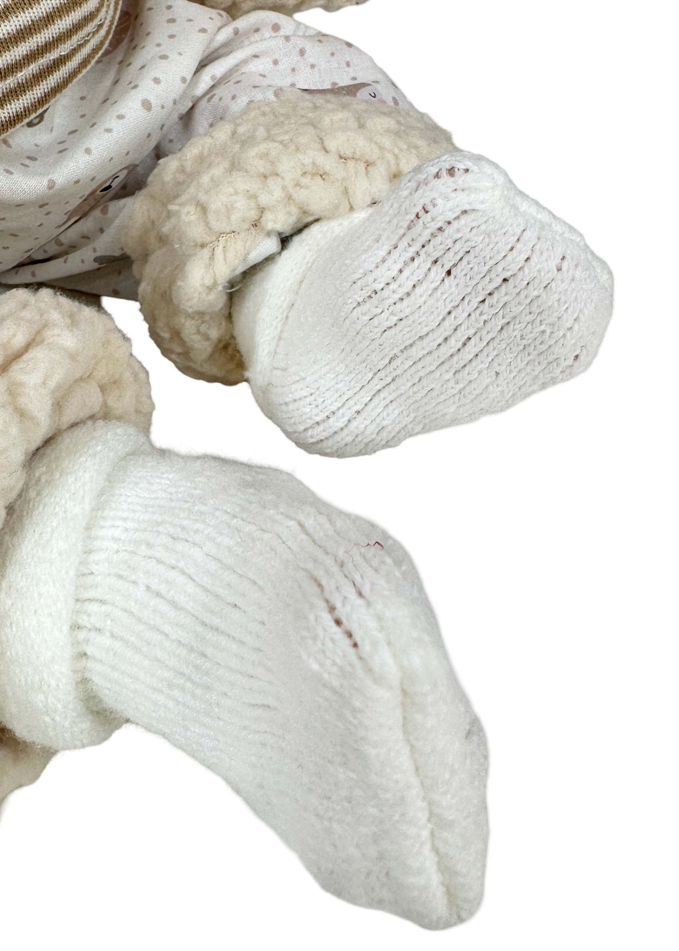 Papusa Parfumata Susi Blonda cu Mecanism, Pantaloni si Jacheta Alba Imprimeu Animale – 45 cm – 6703 – Nines