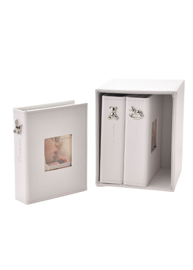 Set of 3 White Photo Albums CG950W Bambino by Juliana