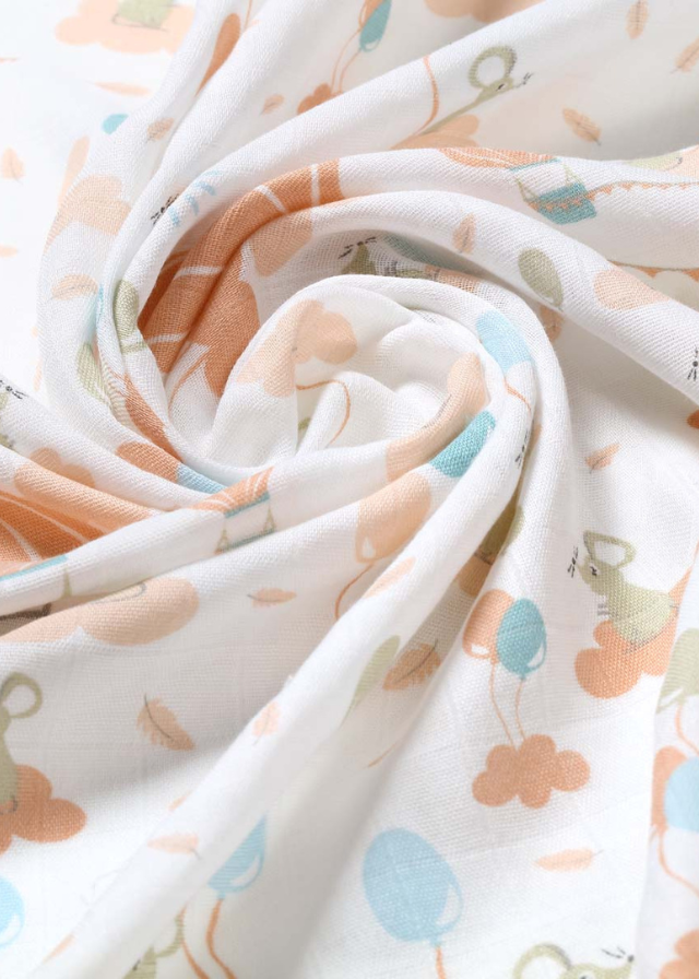 Scutece Muselina Natural, Set 3 Bucati, Bambus Bumbac, 70x70 cm, 397/09 Babyono,