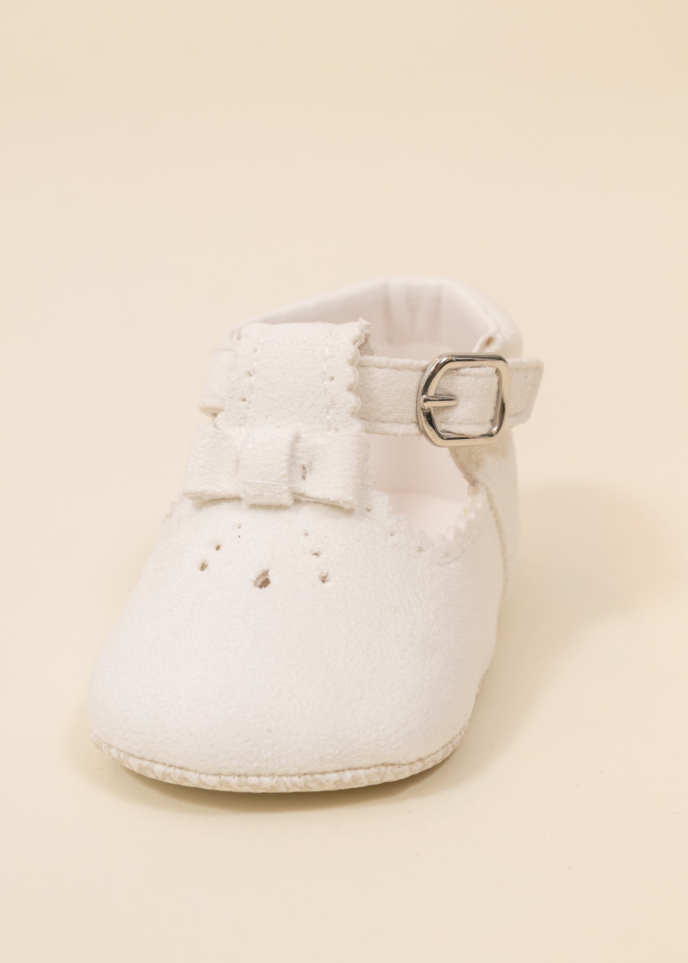 Pantofi Albi Decupati Piele Intoarsa Ecologica 232727 Sinderella