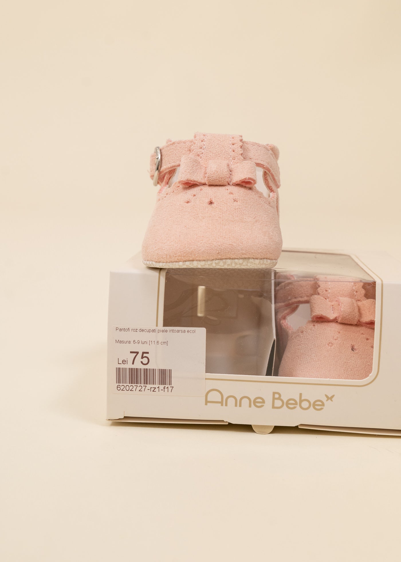 Pantofi Roz Decupati Piele Intoarsa Ecologica 232727 Sinderella