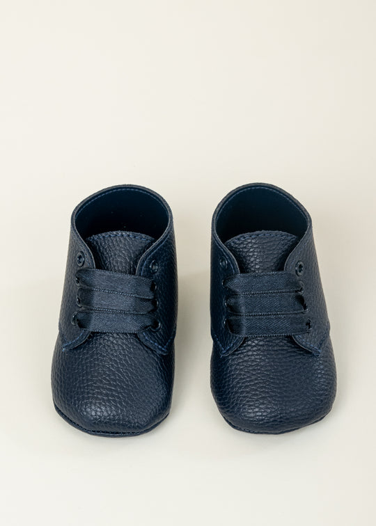 Pantofi Bleumarin cu Siret Satin 232862 Sinderella