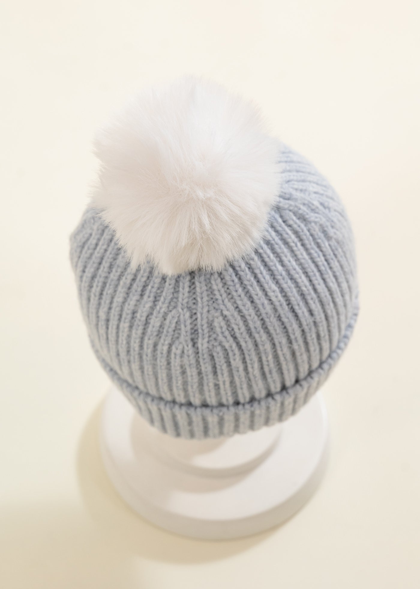 Caciula Tricotata Bleu Lana Merinos 2016 Leo King