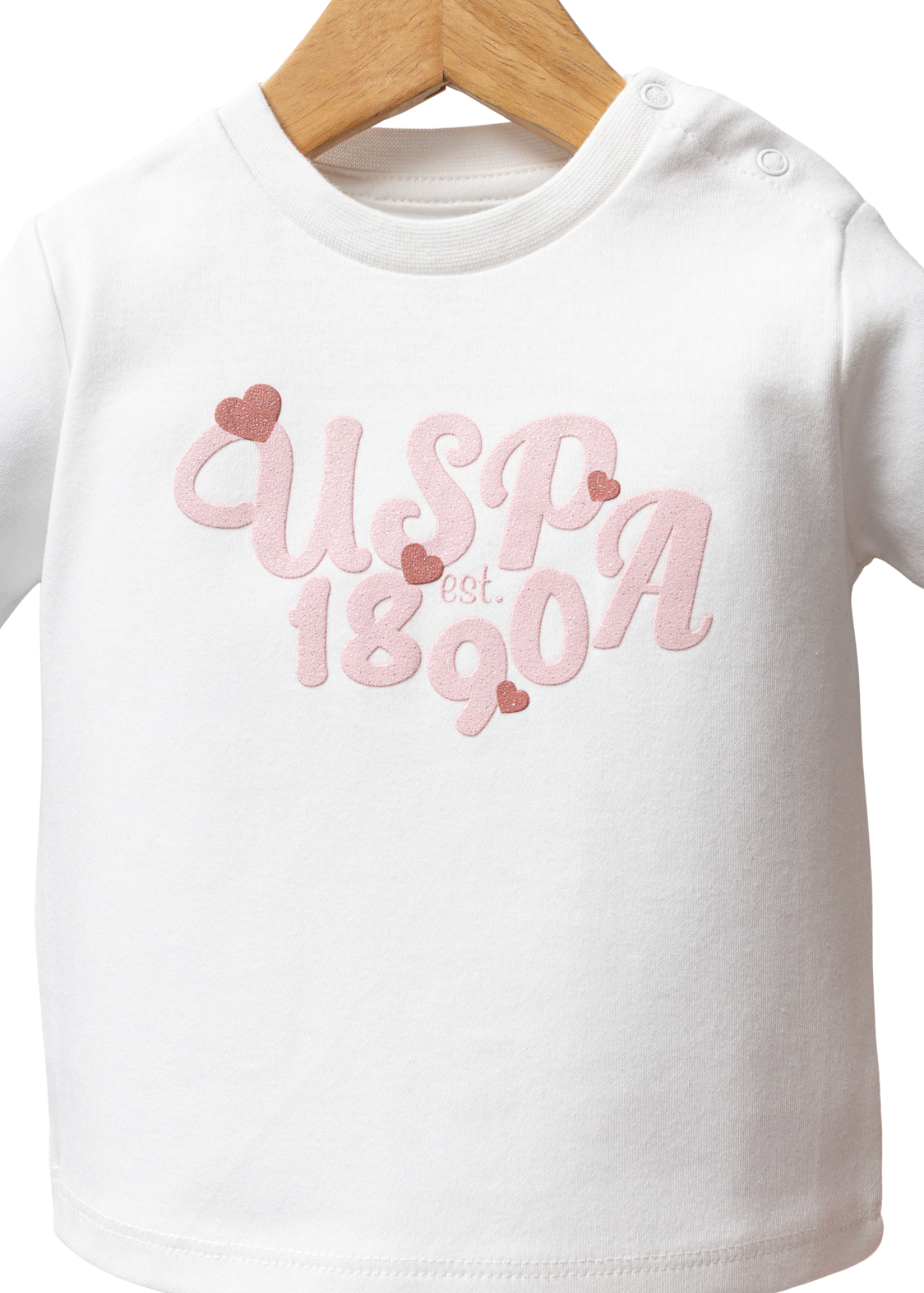 Trening 3 Piese Roz cu Inimi USB2712 V1 Us Polo Assn