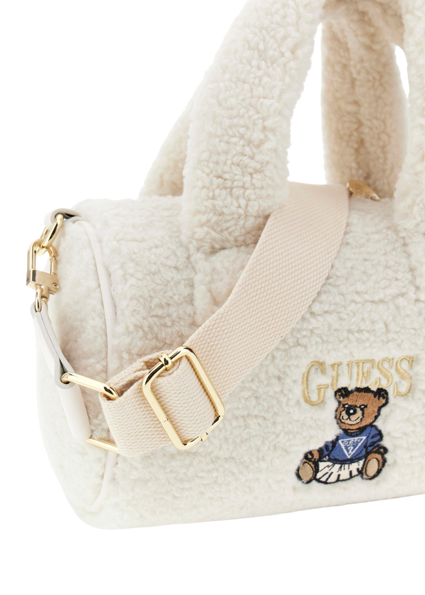Geanta din Blana Crem cu Urs J5BZ07 W2830 G012 Guess