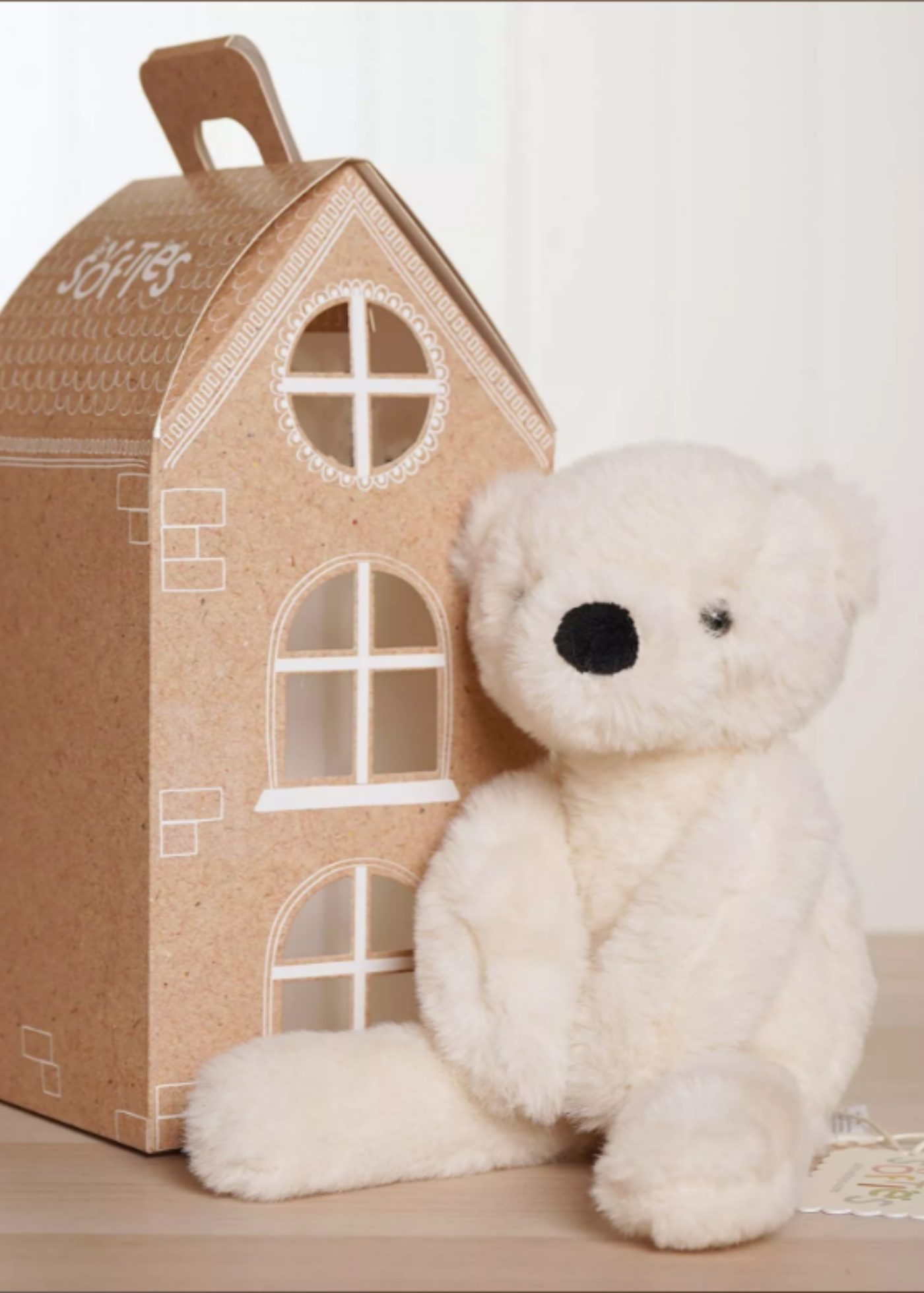 Ursulet din Plus Crem LOLA 35 cm SOF113 Softies