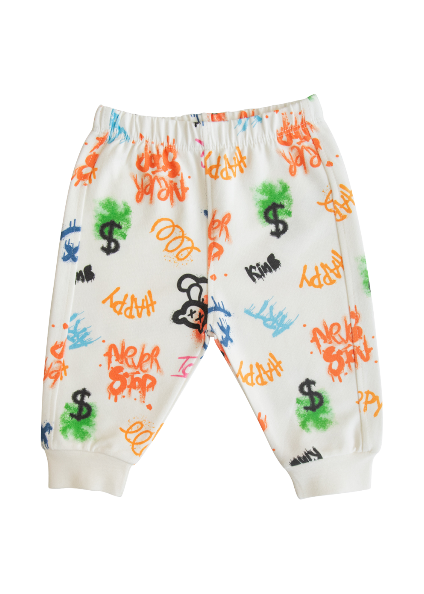 Trening 2 Piese Crem cu Desene Colorate Bumbac Organic S60437 Kitikate