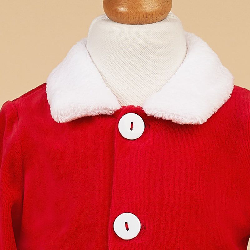 Elegant Christmas costume with fur for boys - AnneBebe