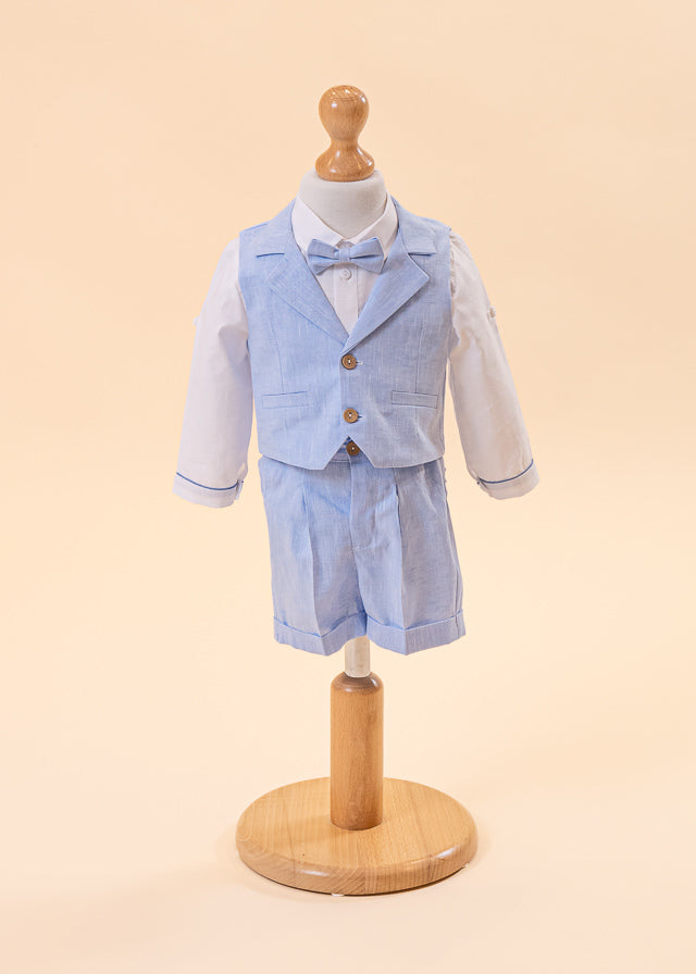 Set Botez Paul 2 Piese Costum si Trusou Personalizat AnneBebe