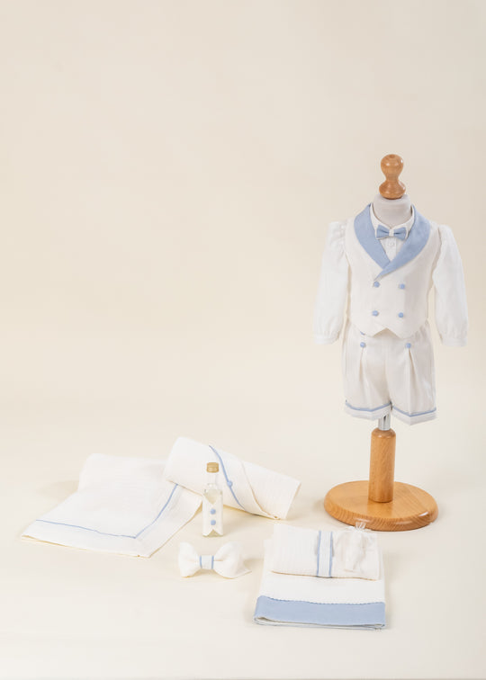 Rene Christening Set 2 Pieces Suit and Personalized Layette AnneBebe