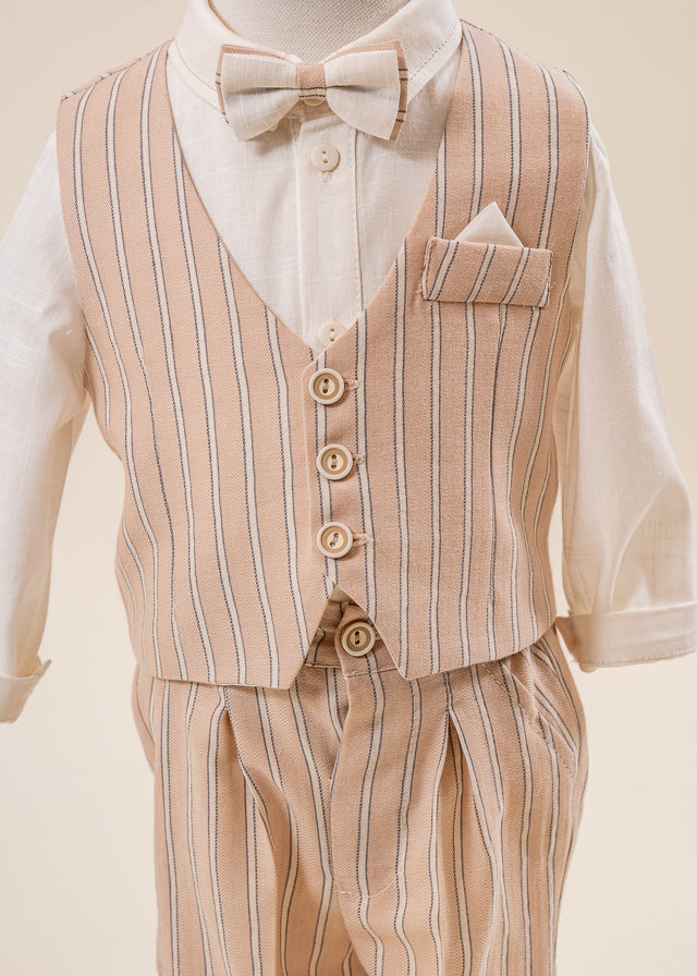 Set Botez  Dan 3 Piese   Costum Trusou Lumanare  Personalizat Botez AnneBebe