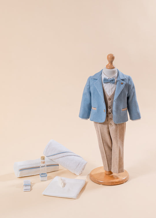 Karim Baptism Set 2 Pieces Costume and Trouser AnneBebe