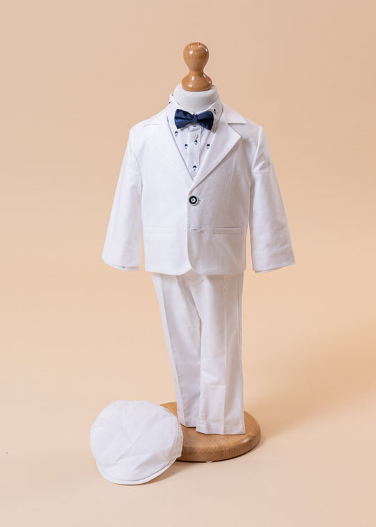 Suit Jacket And White Pants Print Shirt Joben AnneBebe