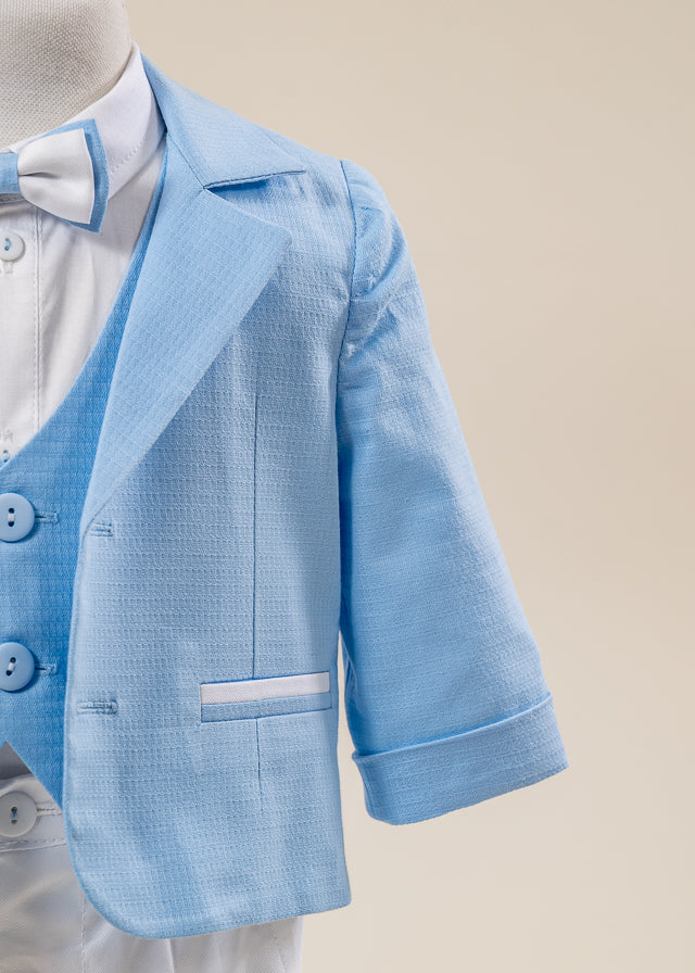 Set Botez Robert 2 Piese Costum si Trusou Personalizat AnneBebe