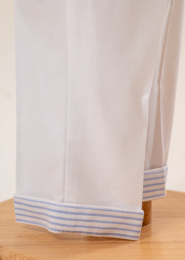 Costum Mike Sacou Bleu Vesta Crem Cu Dungi Bleu AnneBebe