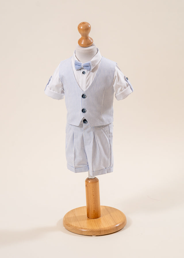 Set Botez Mike 2 Piese, Costum si Trusou  Personalizat AnneBebe