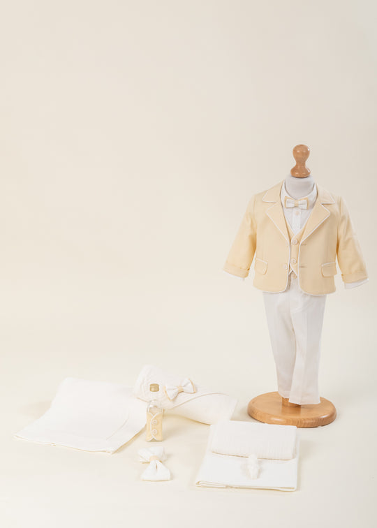 Gustav Christening Set 2 Pieces Suit and Personalized Layette AnneBebe