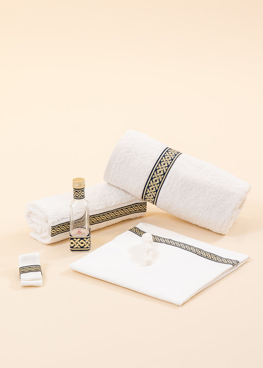 AnneBebe Boys Cream Navy Blue Stripe With Gold Brief