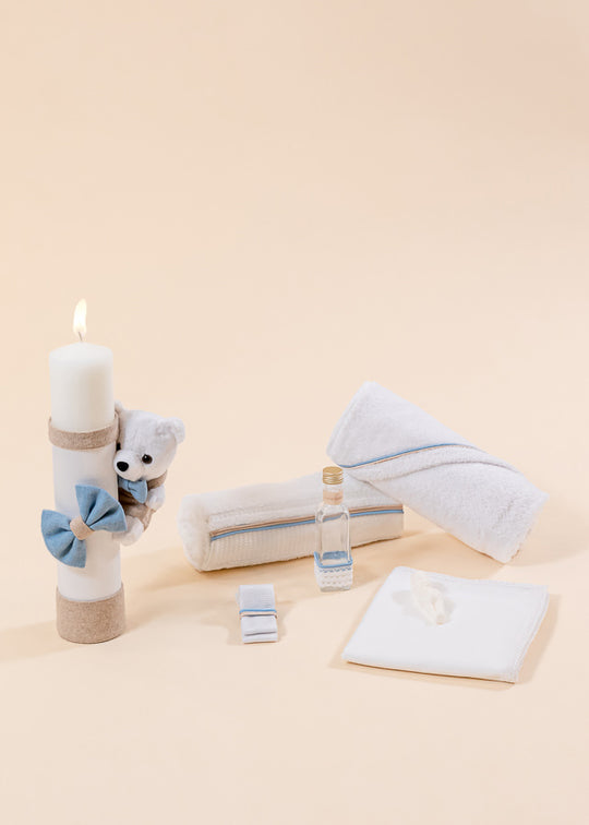 Karim Baptism Set 2 Pieces Candle and Trunk AnneBebe
