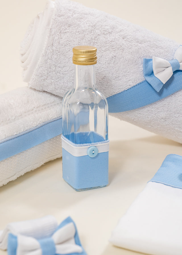 Set Botez Robert 2 Piese, Lumanare si Trusou  Personalizat Botez AnneBebe