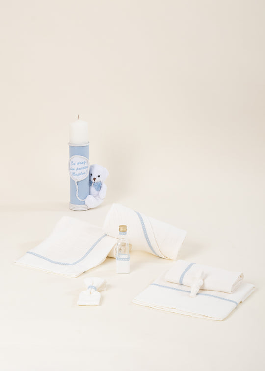 Kenzo Baptism Set 2 Pieces Candle Personalized Baptism Christening Set AnneBebe