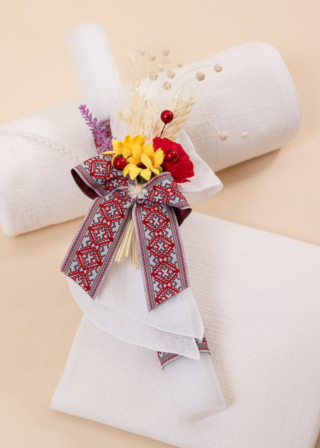 Trusou Set and Traditional Red Band Candle