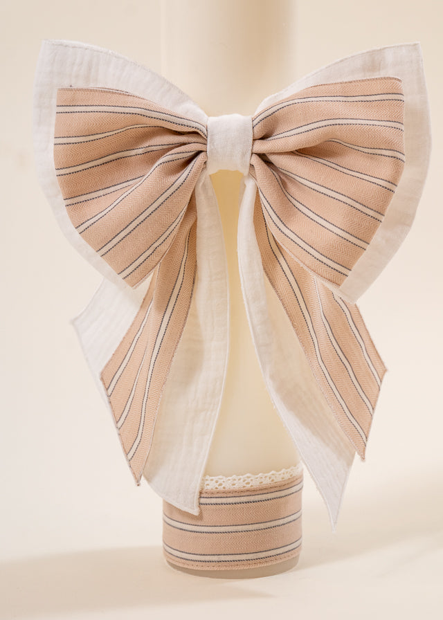 Set Botez  Dan 3 Piese   Costum Trusou Lumanare  Personalizat Botez AnneBebe