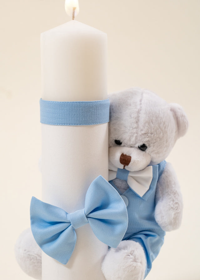 Set Botez Robert 2 Piese, Lumanare si Trusou  Personalizat Botez AnneBebe