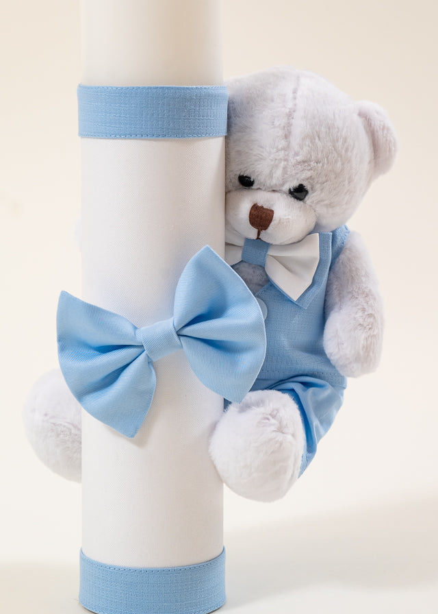 Set Botez Robert 2 Piese, Lumanare si Trusou  Personalizat Botez AnneBebe