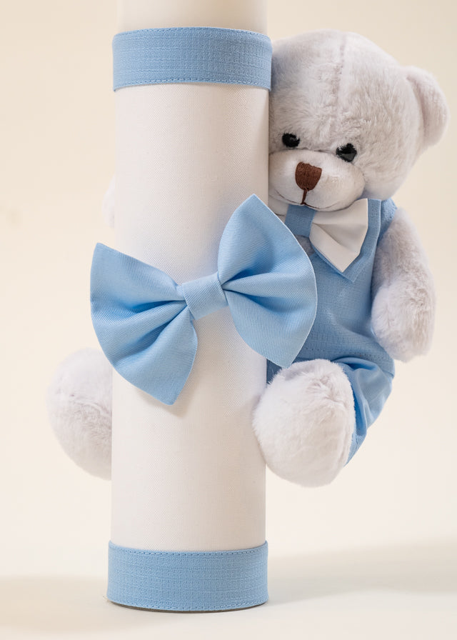 Set Botez Robert 2 Piese, Lumanare si Trusou  Personalizat Botez AnneBebe