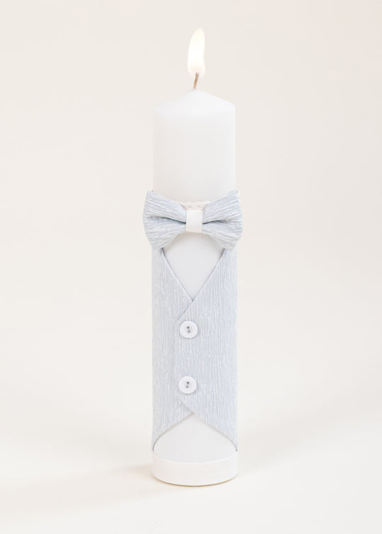 Lumanare Aron Brocard Bleu Cu Papion AnneBebe