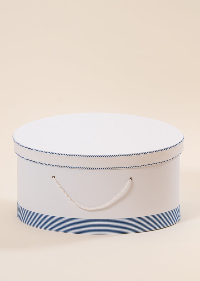 Cufar Armand Oval Alb Banda Dungi Bleu AnneBebe